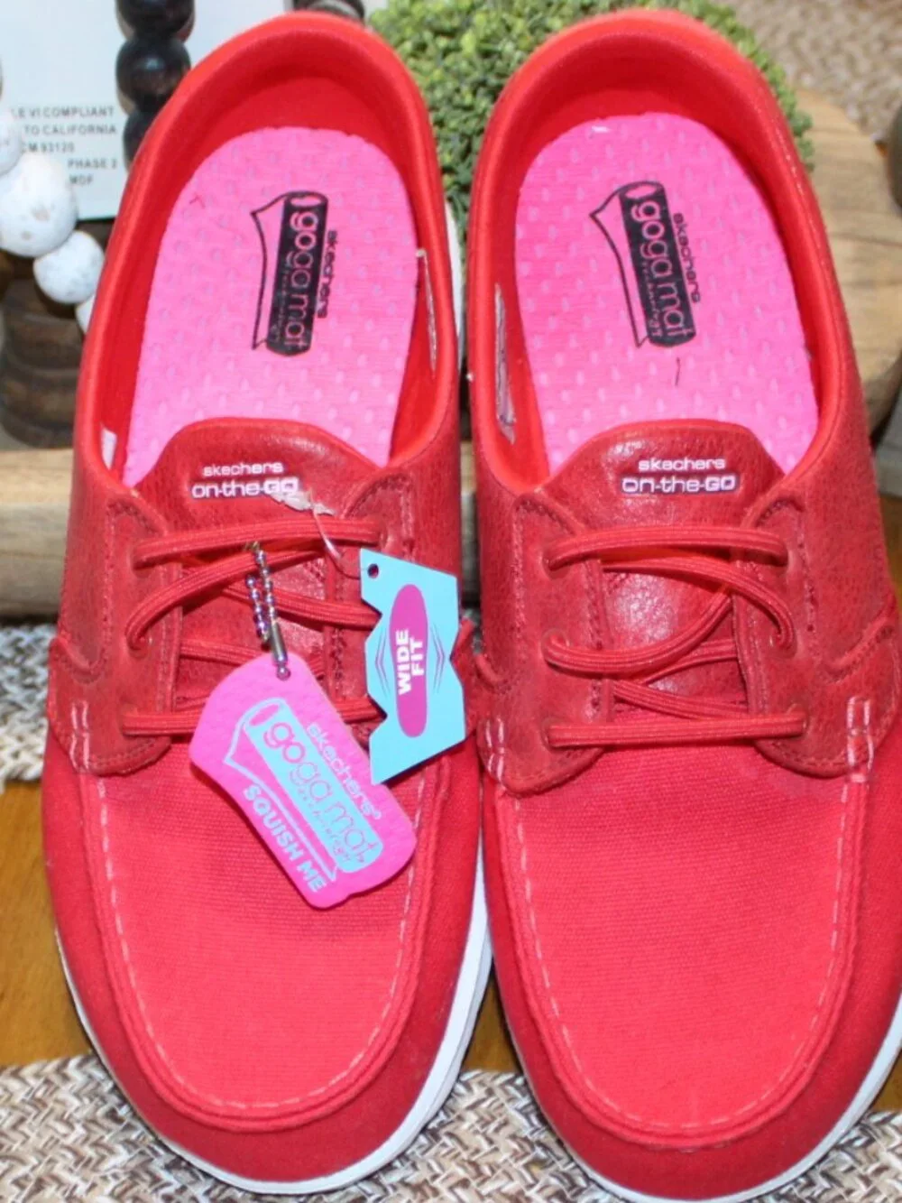 NWT Skechers on the go Flex Radiant slip-on boat sneaker 9 1/2 Wide CUTE/FUN - Picture 4 of 13